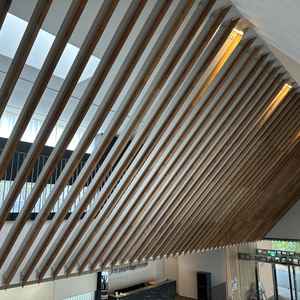 入り口入ってすぐの特徴的な天井です。