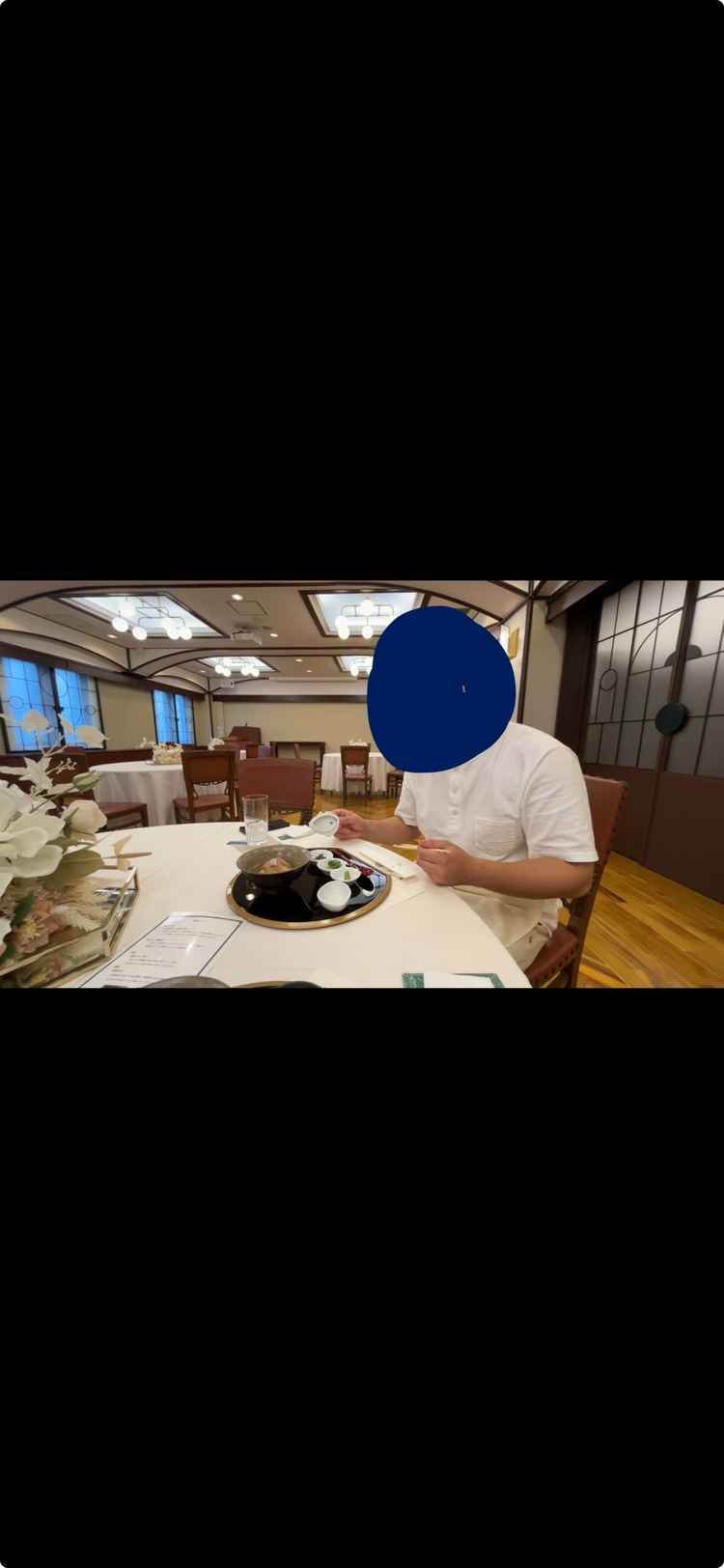 実際に披露宴でも使われる会場でししょくができる。