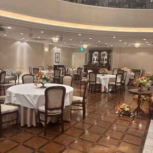 別の披露宴会場です。こちらはペットも入ることができました。