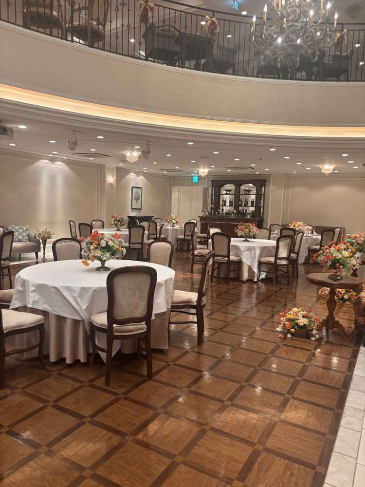 別の披露宴会場です。こちらはペットも入ることができました。