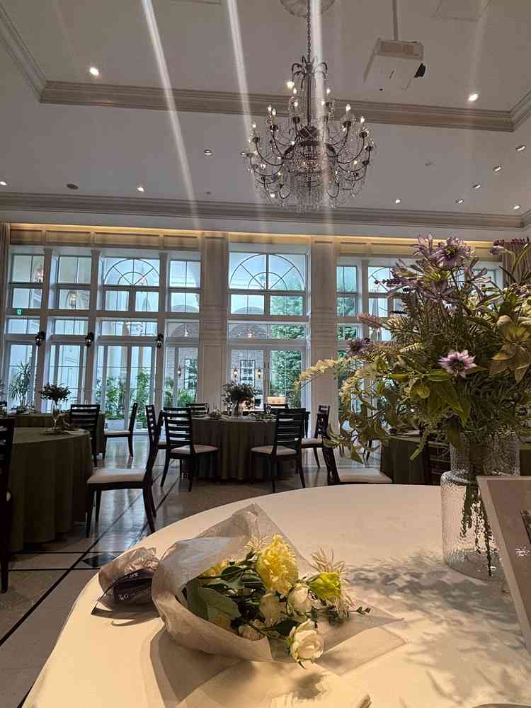 階段からの入場体験をしました。当日の雰囲気も掴めてすごくいい体験でした。