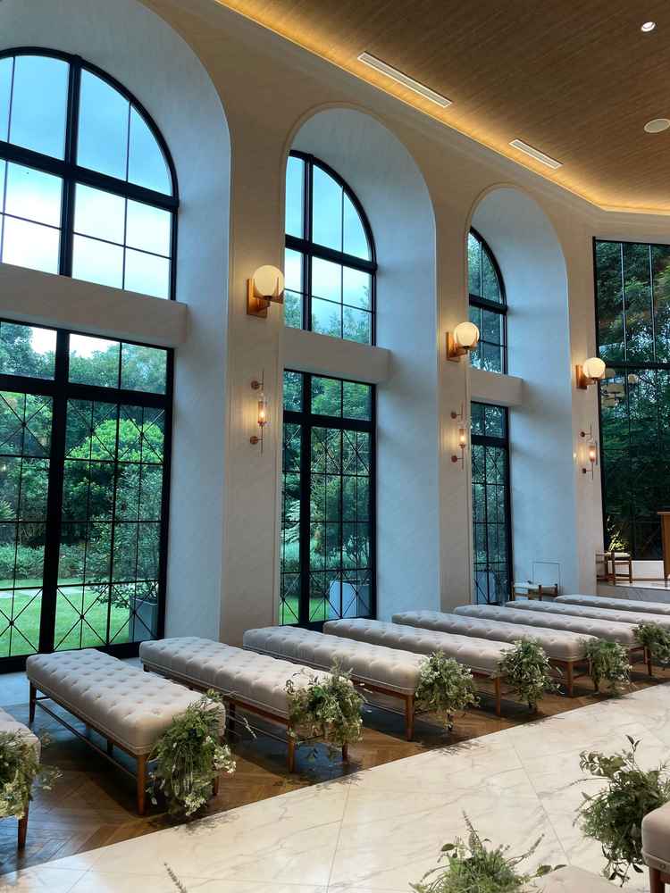 チャペルからの景色です。とても綺麗でした。