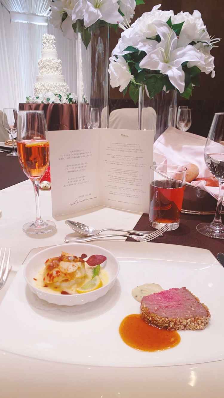 披露宴会場のテーブルで試食できた事で参列者の気持ちを想像することができました。