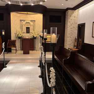 式場です。クラシックで落ち着いている雰囲気に惹かれました。