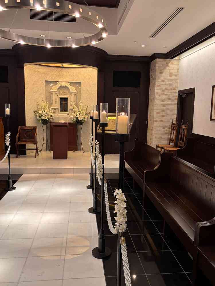 式場です。クラシックで落ち着いている雰囲気に惹かれました。