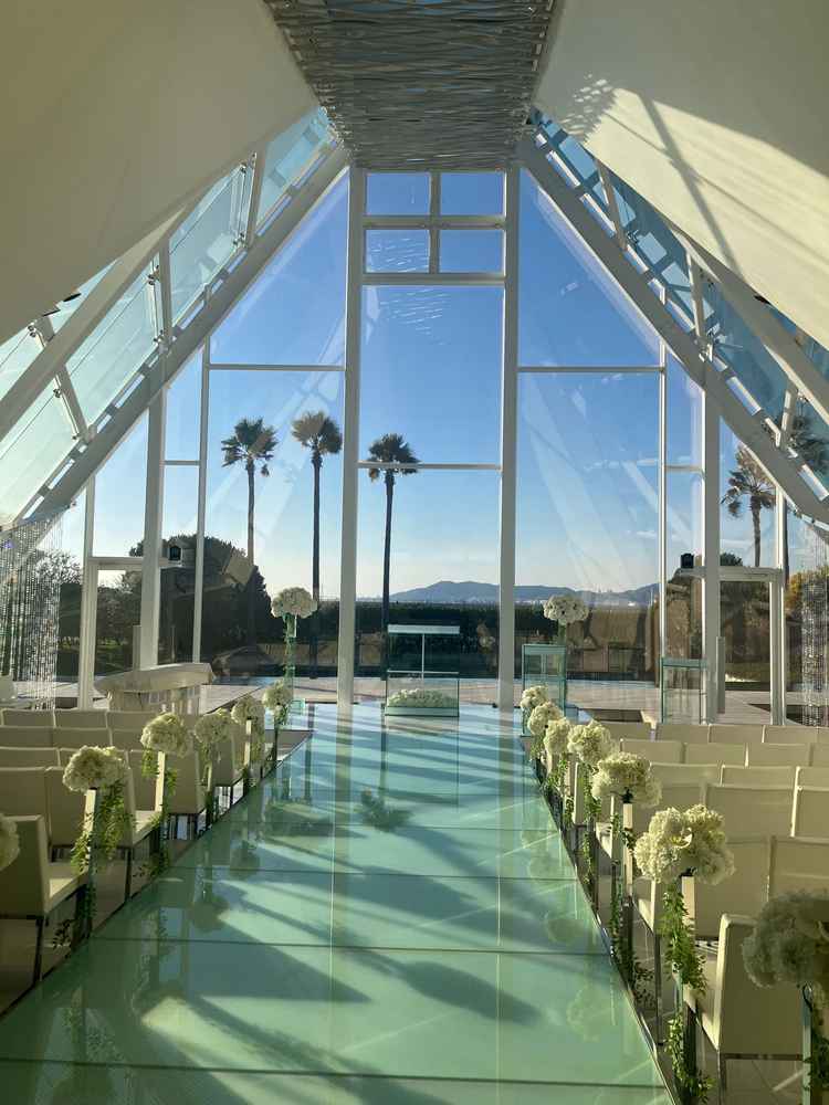 チャペルは開放感があって素敵すぎた