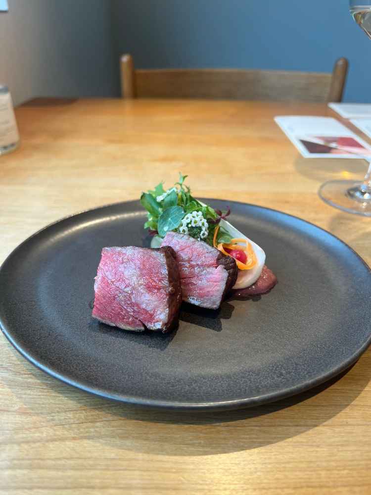 試食の料理。