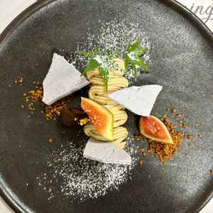 試食で出たデザートの一品。季節で内容が変わるのが嬉しいです。