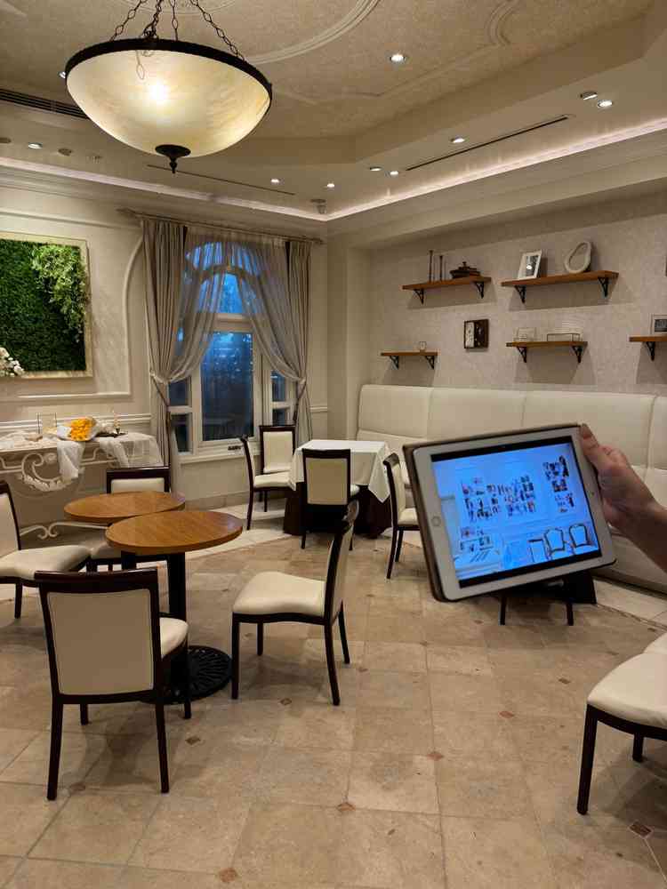 ゲストのウェイティングスペース