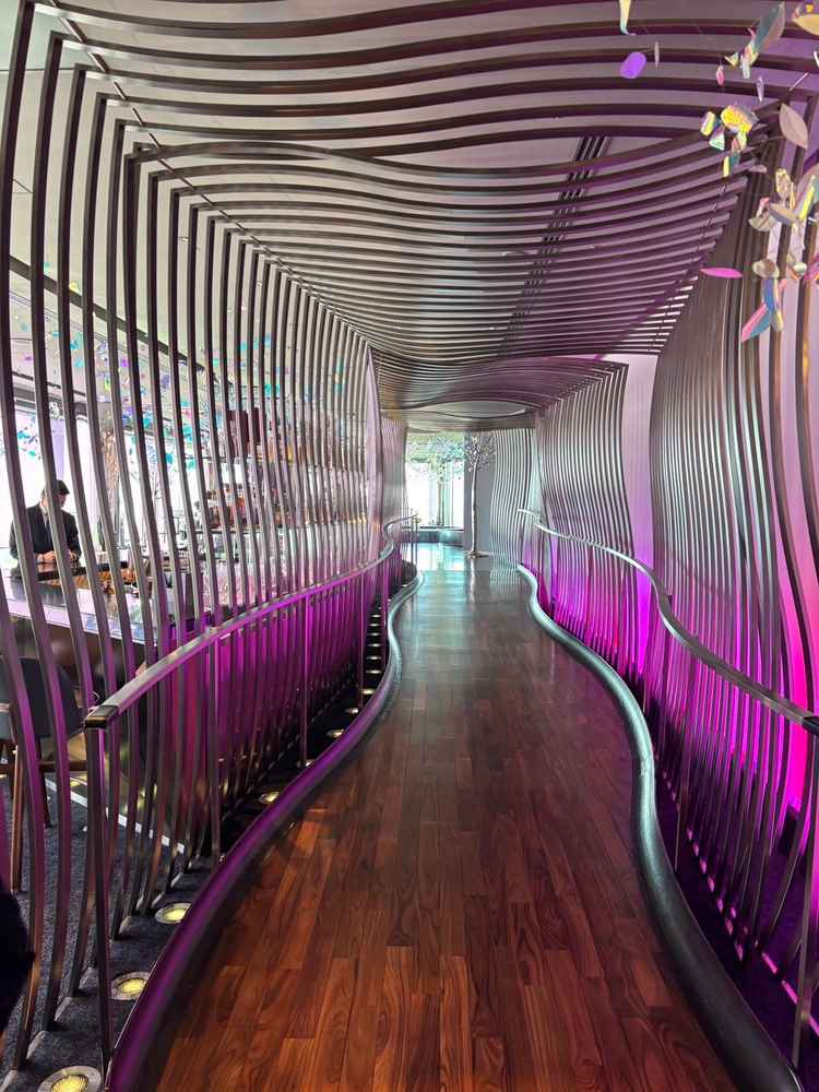 挙式開場前のドリンクカウンター