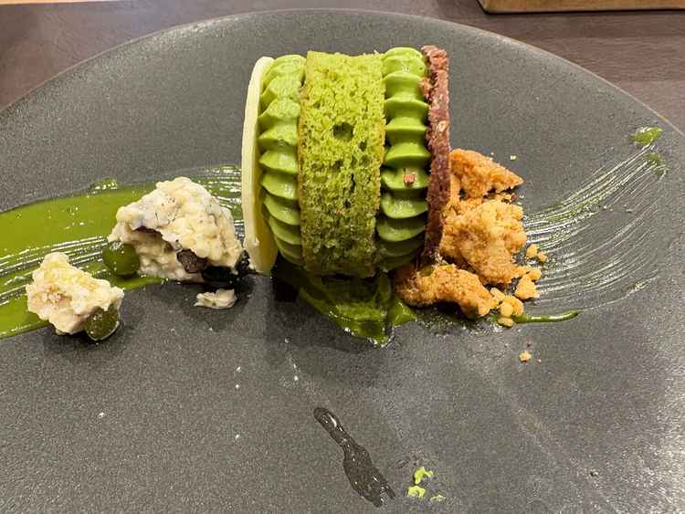 抹茶がメインのデザート