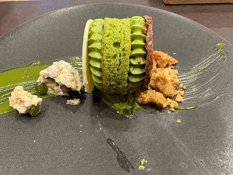 抹茶がメインのデザート