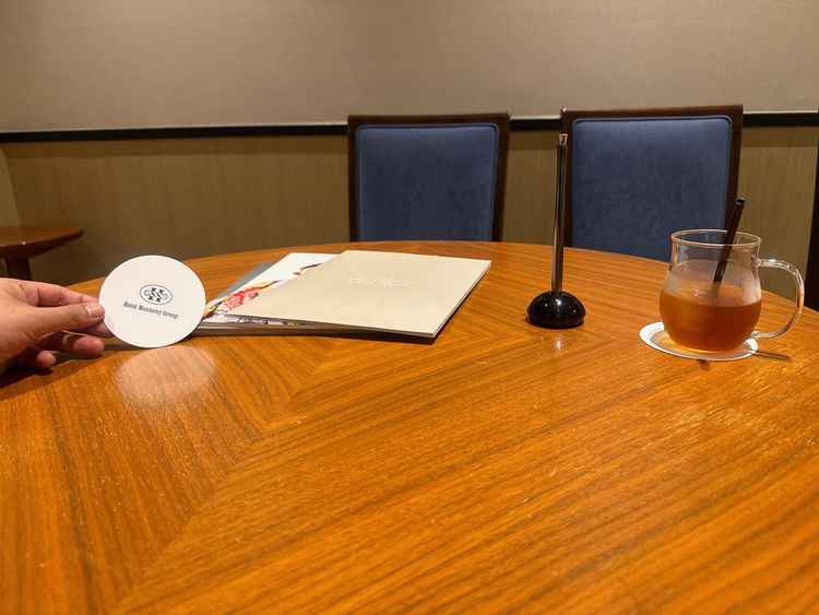 カウンセリング会場。出していただいたティーがとても美味しかったです。