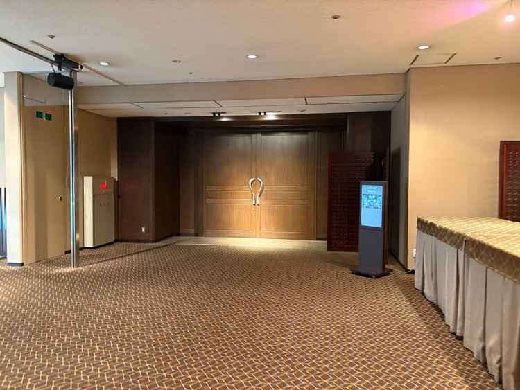 披露宴会場入り口