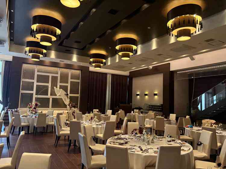 大きな披露宴会場でした