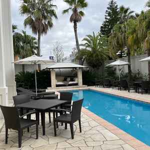 海外のように感じるガーデン。