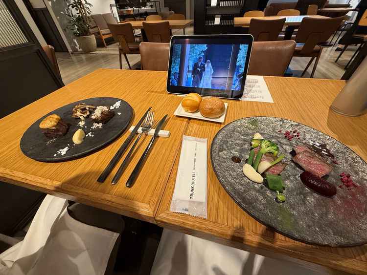 色で選ぶお料理が印象的でした。自分の好みは黄色！