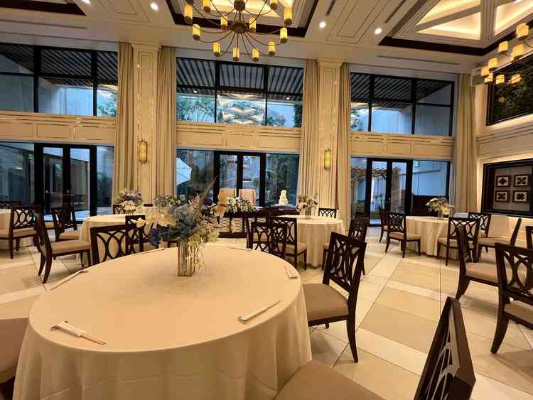 披露宴会場です。