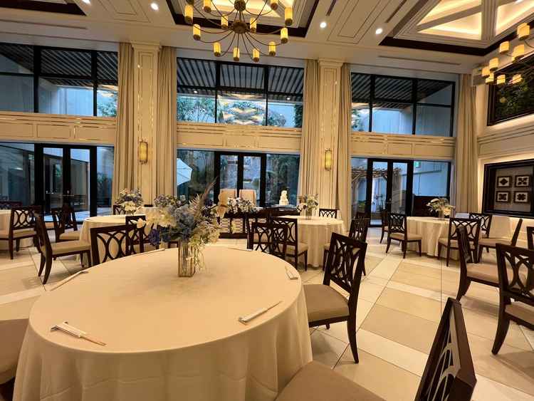 披露宴会場です。