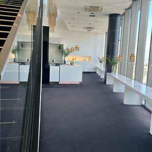 招待客がくつろげるラウンジ