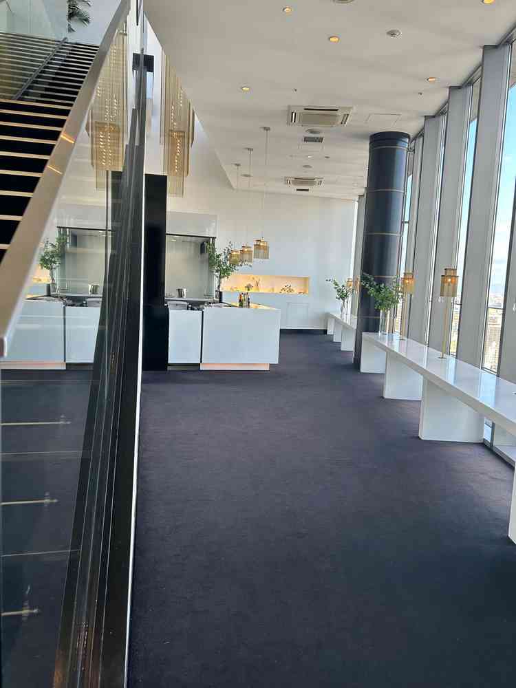 招待客がくつろげるラウンジ