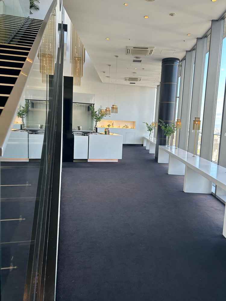 招待客がくつろげるラウンジ