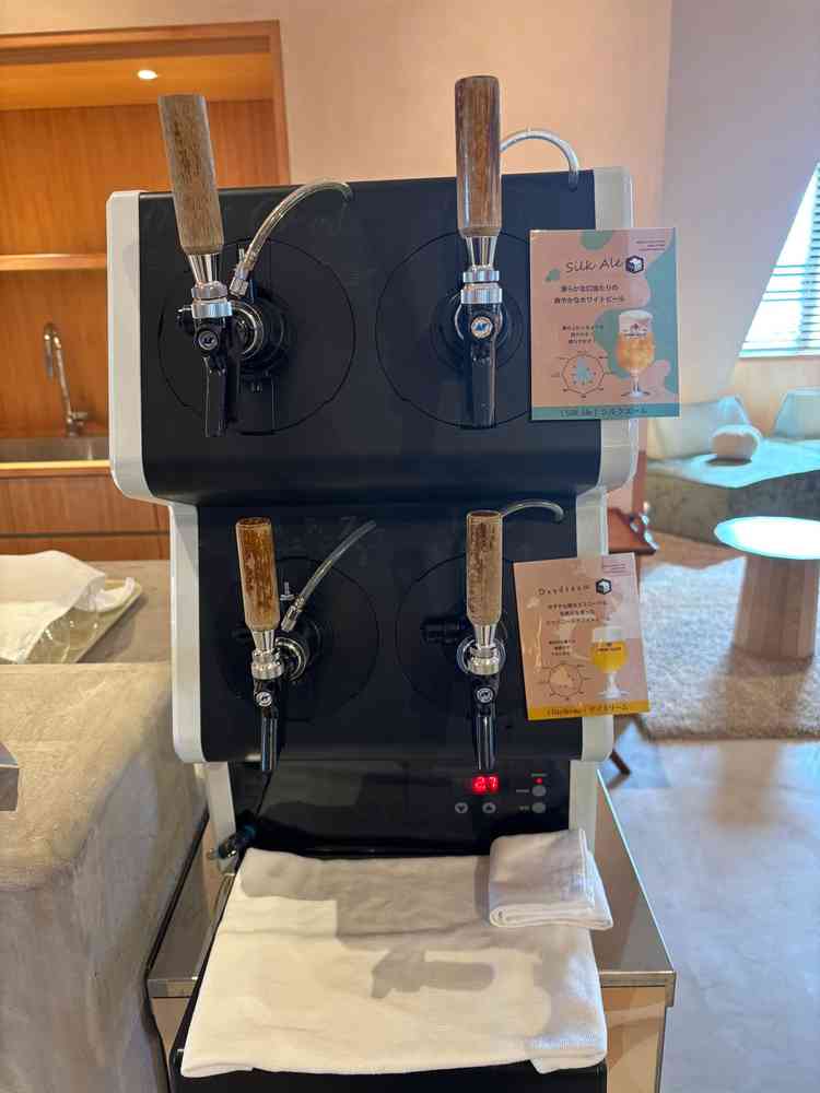 披露宴会場のビールサーバー