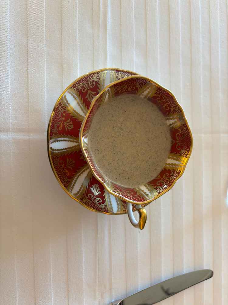 黒トリュフのスープ