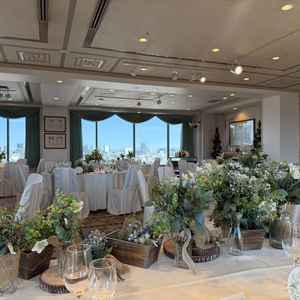 2つ目に見学した最上階にある会場。見晴らしがとても良く開放感があった。