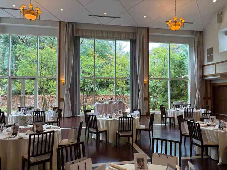 森の披露宴会場