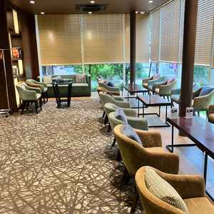 招待客の待機ロビーが綺麗でした