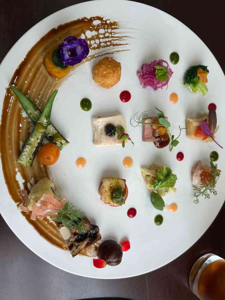 彩豊かなプレート