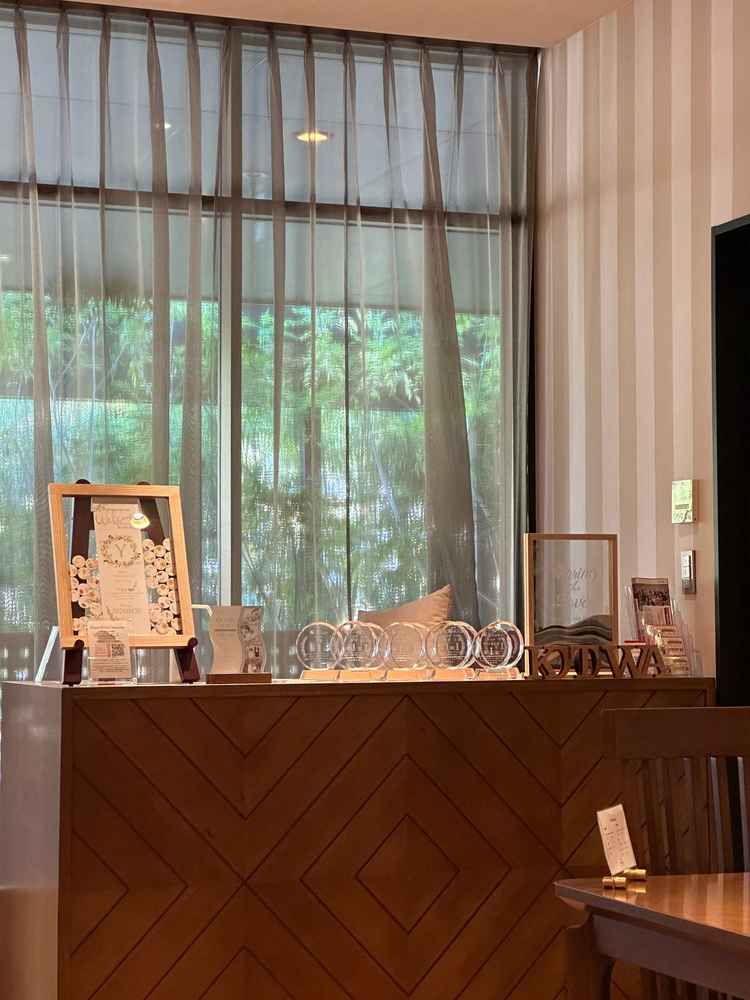 話をするところの机に置いてたオブジェがかわいい。