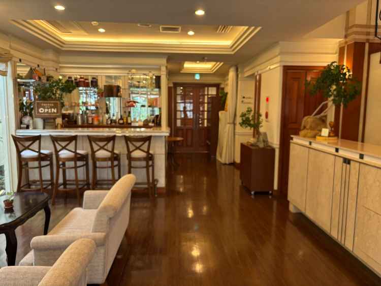 ゲストを迎えるミニバーもお洒落でした