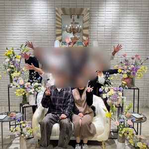 披露宴会場見学で実際のイメージ写真を撮りました。