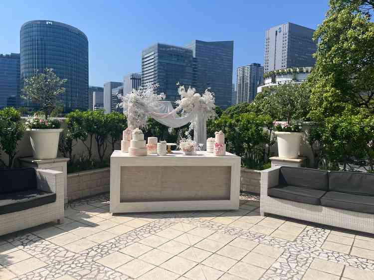 披露宴会場ニースのテラス