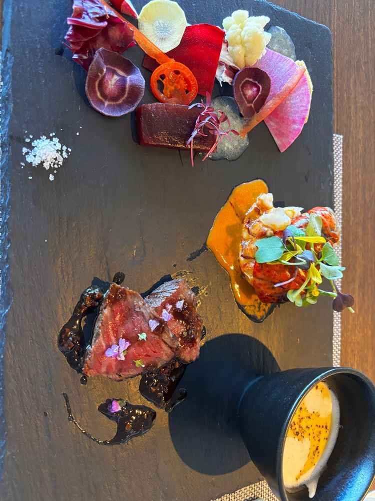 試食させていただいた食事