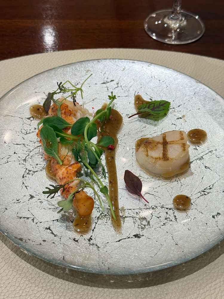 試食会の海老と帆立のソテー。とても美味しかったです。