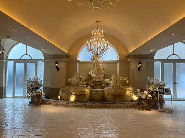 入り口の噴水もとてもいいなと思いました