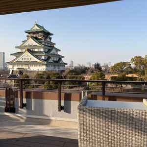 屋上の挙式会場から見える景色