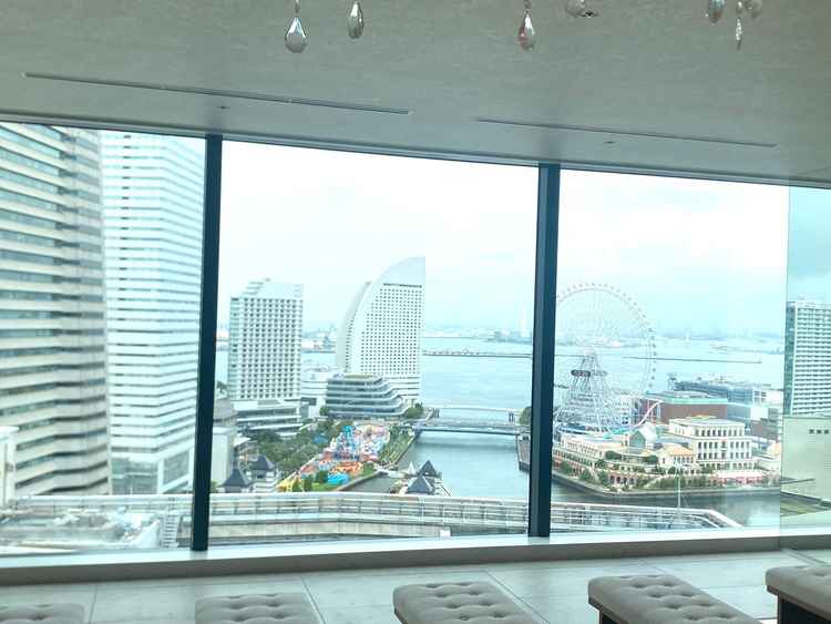 みなとみらいの景色が一望できる素敵な会場でした