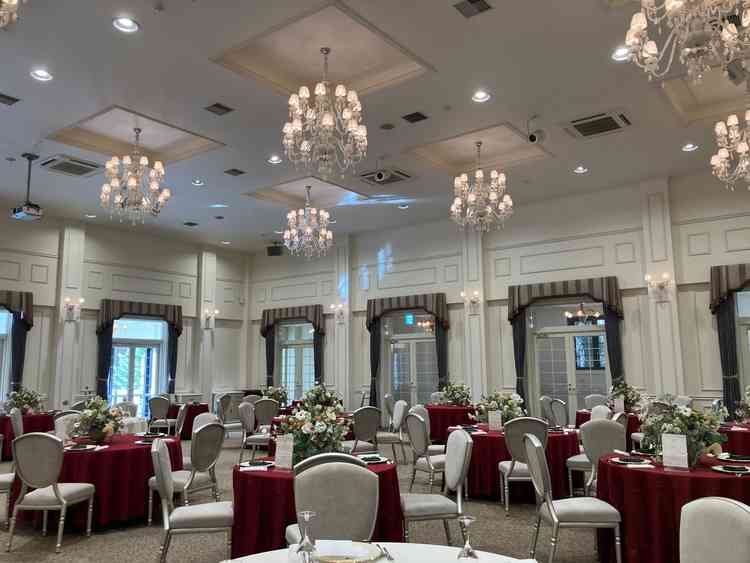 ゲストハウスです。撮影時はクリスマス仕様でした。