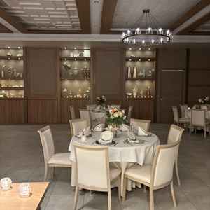 卓上のキャンドルに面白い仕掛けがあってとてもすてきだと思った。