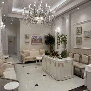 待合室も披露宴と一緒で白を基調としています。