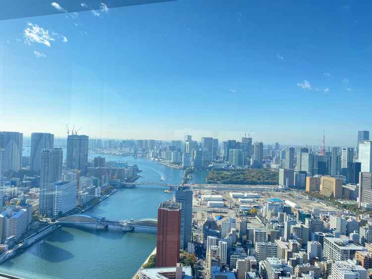 テラスから見える景色