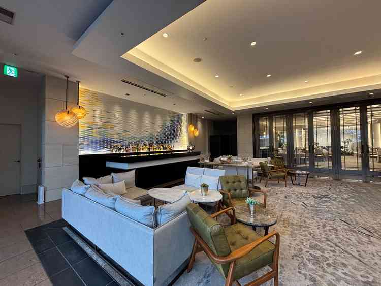 披露宴会場のカウンターバー