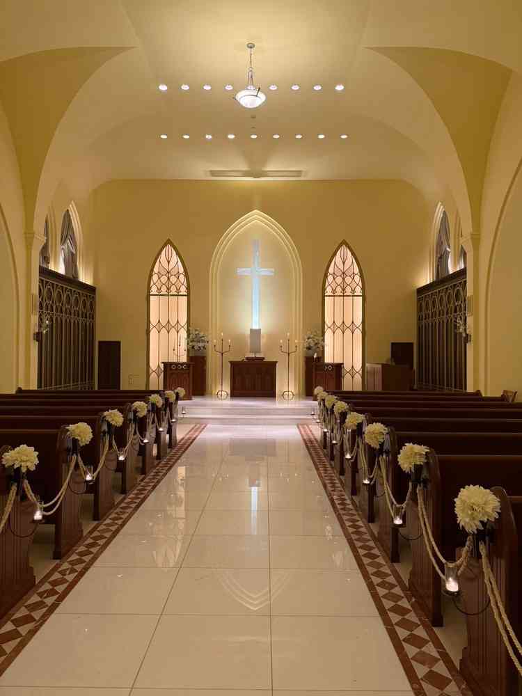 チャペル入っての雰囲気