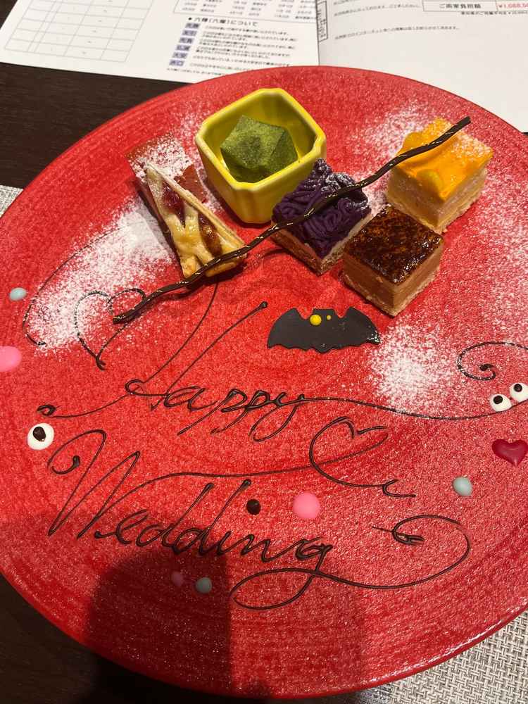 デザートや料理もめっちゃ美味しくて見た目もすごく良かったです