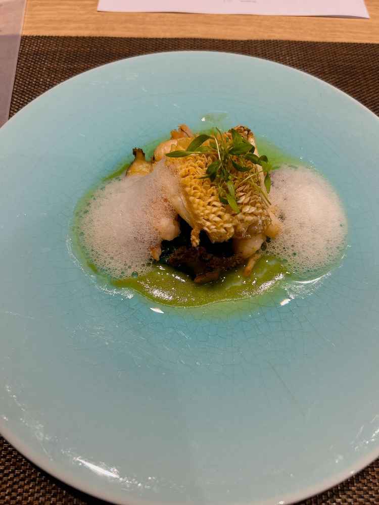 提供された中で、特に美味しいと感じた料理。シェフが力を入れてプランニングしてく話等をたくさん聞けた。