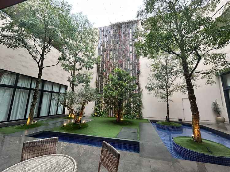 ガーデンがきれいでした。